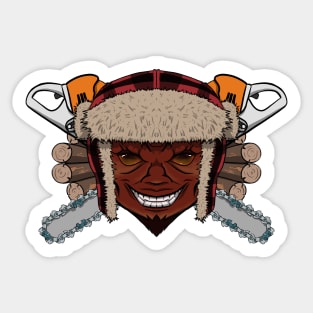 Devil's Lumberjack (no caption) Sticker